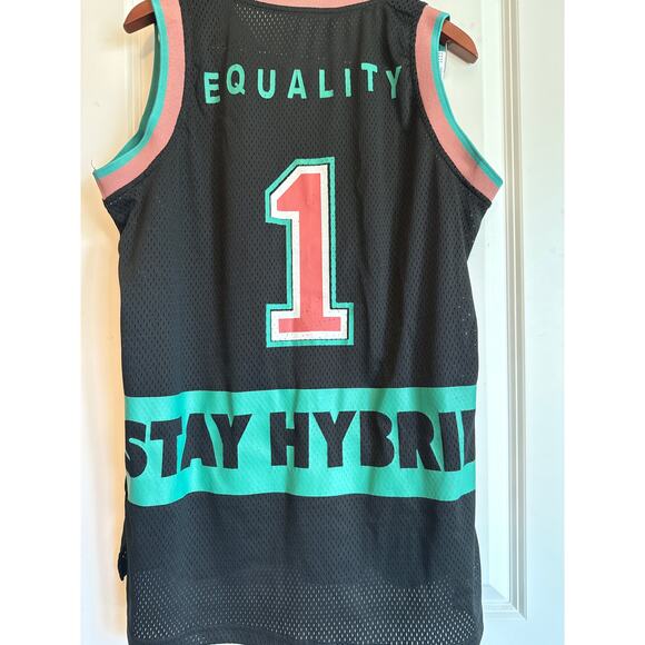Hybrid Nation x Vayner Sports Jersey Pink/Teal Unisex S Limited Edition - Picture 7 of 9